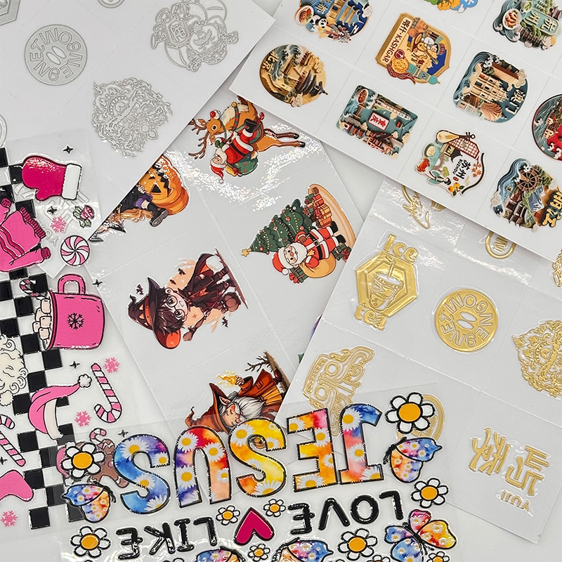 UV Kristal Etiket — Premium 3D Transfer Etiketi · Marka Dekorasyonunda Yeni Standart